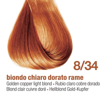 8/34E - COPPER GOLDEN LIGHT BLOND